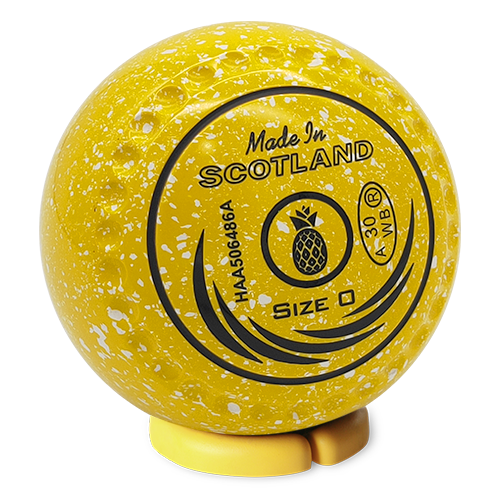 SRV Size 0 Electric Yellow Pineapple Logo - Gripped