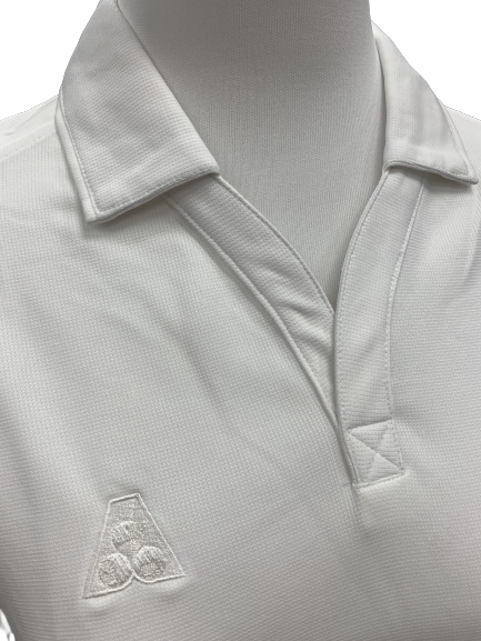 White Ladies Short Sleeve Polo