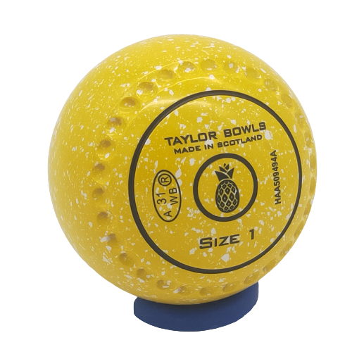 GTR Size 1 Yellow/White Pinapple Logo - halfpipe