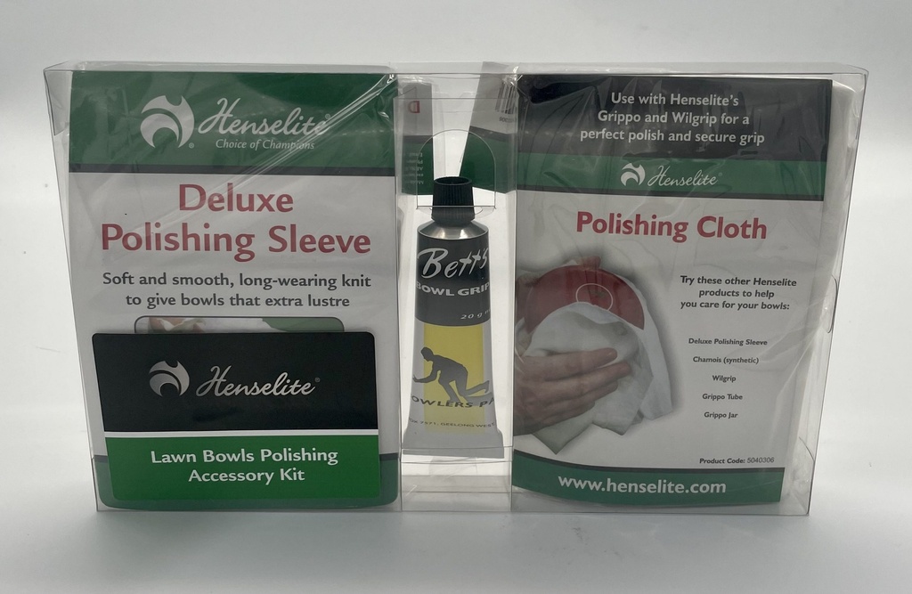 Henselite Lawn Bowls Polishing Gift Pack