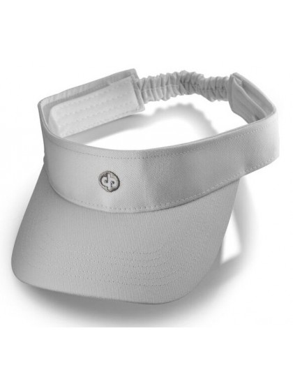 White Elasticated Visor