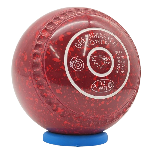 Greenmaster Power Size 3 Maroon / Red Dimple Grip