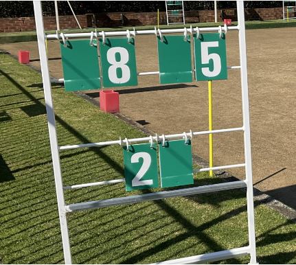 Lawn Bowls Rink Scoreboard