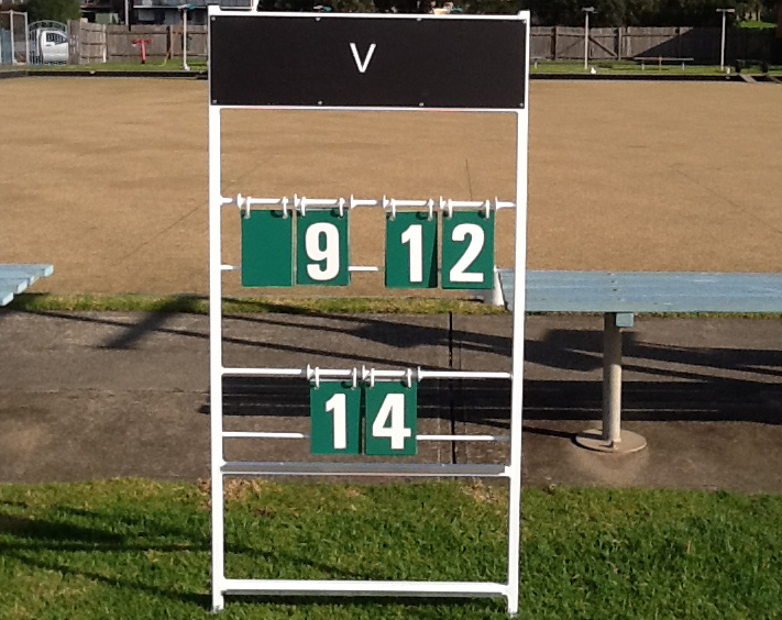 Lawn Bowls Rink Scoreboard