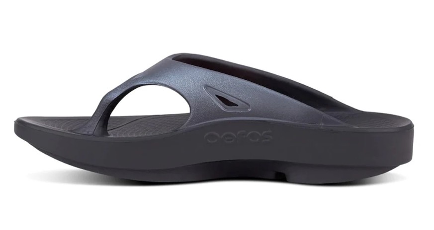 Oofos Ooriginal Sport Thong- Graphite