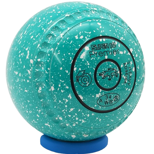 Greenmaster Super 10 Premier Size 3 Mint-White with full 40 Dimple Grip