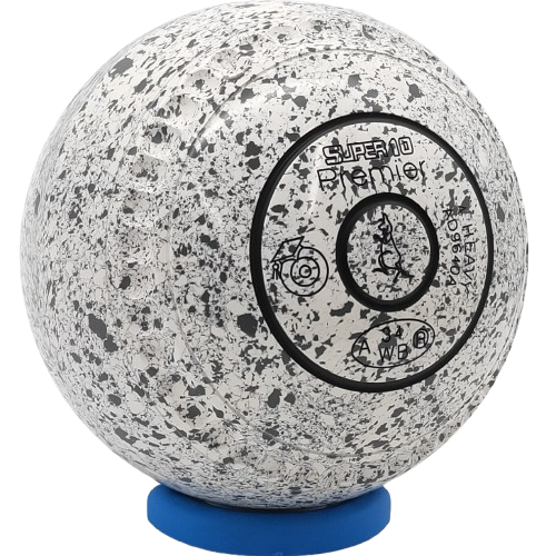 Greenmaster Super 10 Premier Size 4 White-Steel with full 40 Dimple Grip
