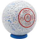 Greenmaster Super 10 Premier Size 3 White-Blue with full 40 Dimple Grip