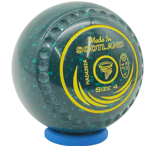 Taylor SRV Size 4 Dark Green - Green Half Pipe Grip