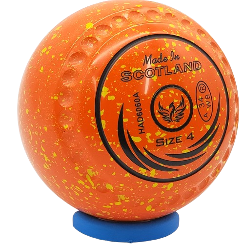 Taylor SRV Size 4 Orange-Yellow Half Pipe Grip