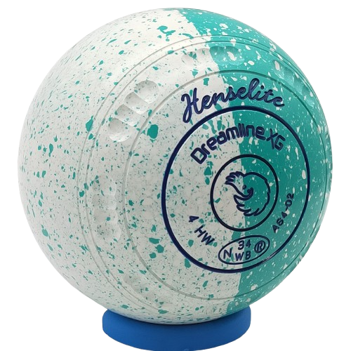 Henselite Dreamline XG Size 4 Duo Peppermint with the NEW " X " Grip