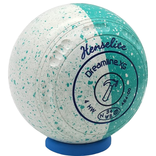 Henselite Dreamline XG Size 4 Duo Peppermint with the NEW " X " Grip