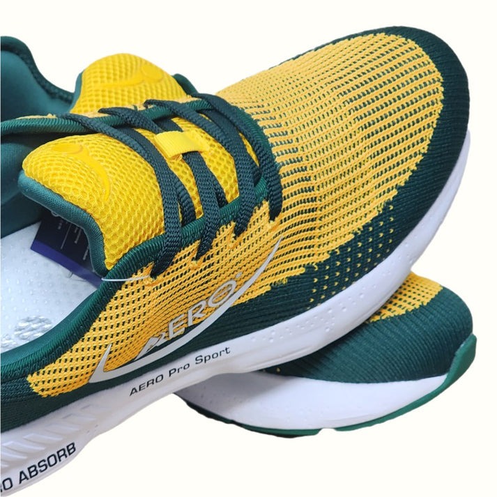 Utopia Green & Gold Men's Shoes - No Ordinary Bowls Shoe
