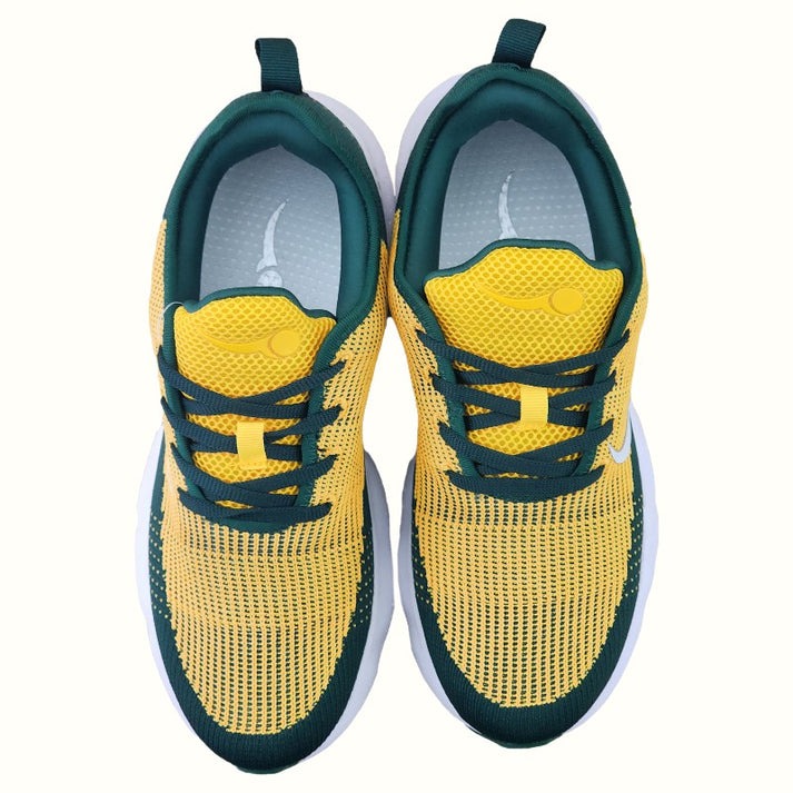 Utopia Green & Gold Men's Shoes - No Ordinary Bowls Shoe