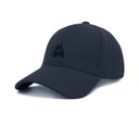 [Z3150NVY NoBA] Hunter Breathable Mesh Lawn Bowls Cap (Navy, BA Logo - Embroidered On The Front Face Of Cap)