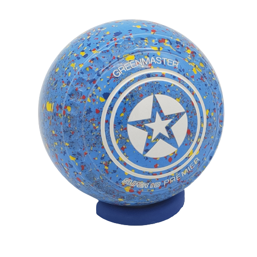 Super 10 Size 0 Azure Star logo - Dimple