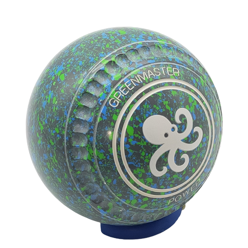 Greenmaster Power Size 2 Iced Lime Octopus Logo - Dimpled