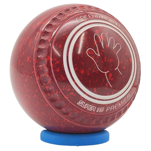 Greenmaster Premier Super 10 Size 0 Maroon / Red Dimple Grip