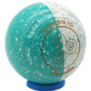 Henselite Dreamline XG Size 4 Duo Peppermint with the NEW " X " Grip