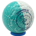 Henselite Dreamline XG Size 4 Duo Peppermint with the NEW " X " Grip