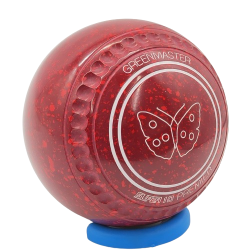 [SUP1000AC515578A-48321-32504-250124-PP24616-SUP10ST33] Greenmaster Super 10 Size 00 Maroon-Red Grip