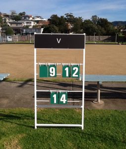 [Lawn Bowls Rink Scoreboard] Lawn Bowls Rink Scoreboard