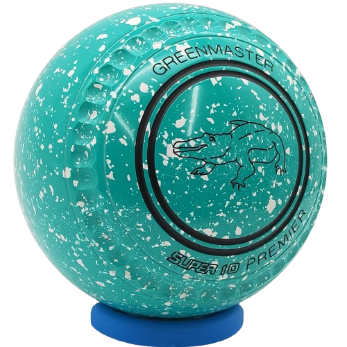 [SUP103AD9616A-50465-PP250417-SUP10ST34] Greenmaster Super 10 Premier Size 3 Mint-White with full 40 Dimple Grip