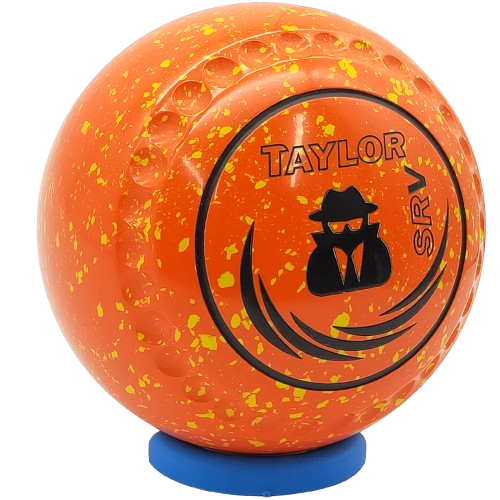 [SRV3HAD6038A-50468-PP250417-SRVST34] Taylor SRV Size 3 Orange-Yellow Half Pipe Grip