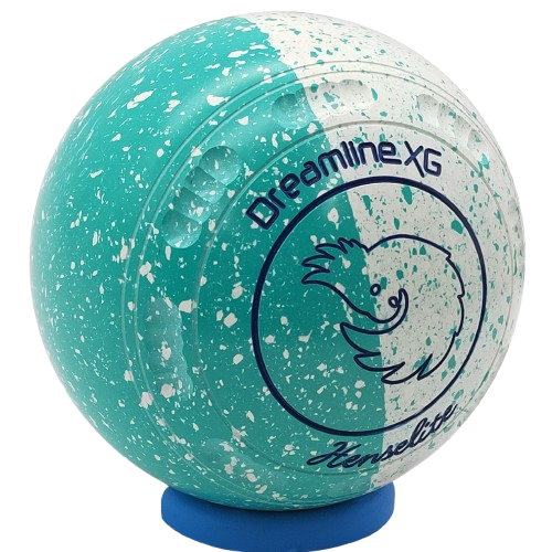 [XG4AS4-02-50510-PP25417-XGDuoST34] Henselite Dreamline XG Size 4 Duo Peppermint with the NEW " X " Grip